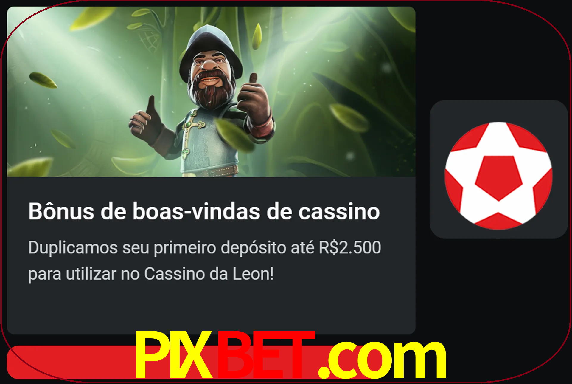 Receba seu dinheiro do bônus de boas-vindas após o primeiro depósito.